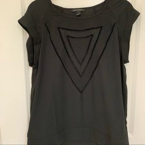 Banana Republic Cap Sleeve Black Blouse • Size Small
